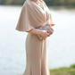Robe de bal de princesse bustier à volants en satin long, robe de soirée C8117