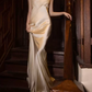 Superbe robe de mariée sirène bustier en satin et tulle, longue et en dentelle, C4563