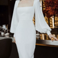Robe de bal de princesse bustier à volants en satin long, robe de soirée C8117