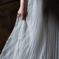 Robe de bal de princesse bustier à volants en satin long, robe de soirée C8117