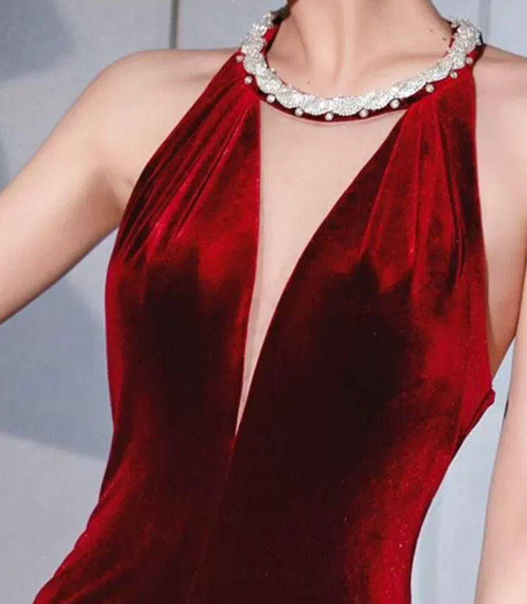 Robe de bal de princesse bustier à volants en satin long, robe de soirée C8117