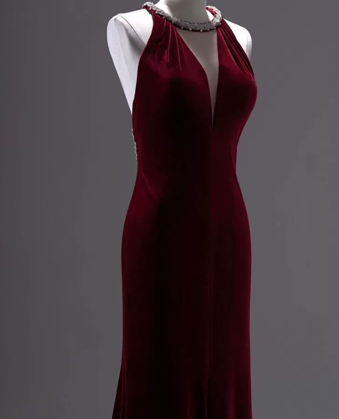 Robe de bal de princesse bustier à volants en satin long, robe de soirée C8117