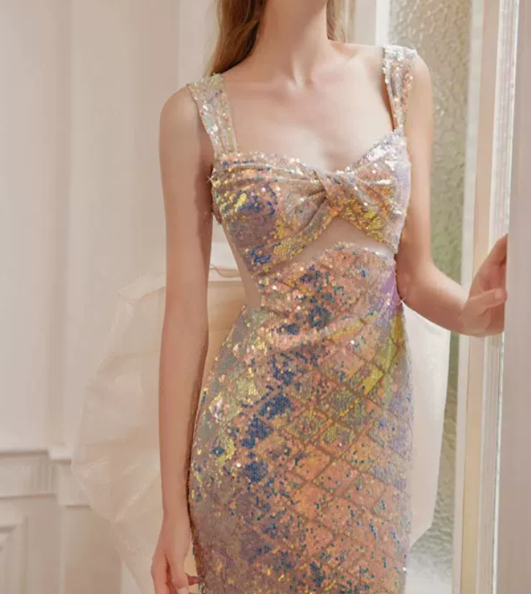 Robe de bal de princesse bustier à volants en satin long, robe de soirée C8117