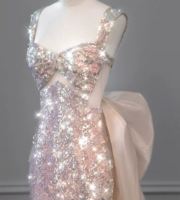 Robe de bal de princesse bustier à volants en satin long, robe de soirée C8117