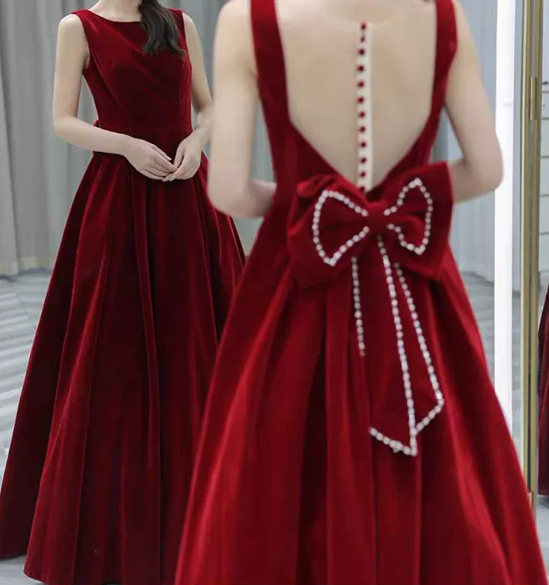 Robe de bal de princesse bustier à volants en satin long, robe de soirée C8117