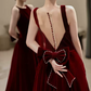 Robe de bal de princesse bustier à volants en satin long, robe de soirée C8117