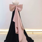 Robe de bal de princesse bustier à volants en satin long, robe de soirée C8117