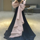 Robe de bal de princesse bustier à volants en satin long, robe de soirée C8117