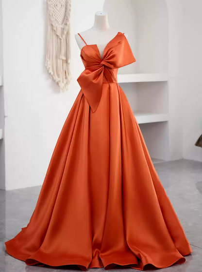 Robe de bal de princesse bustier à volants en satin long, robe de soirée C8117