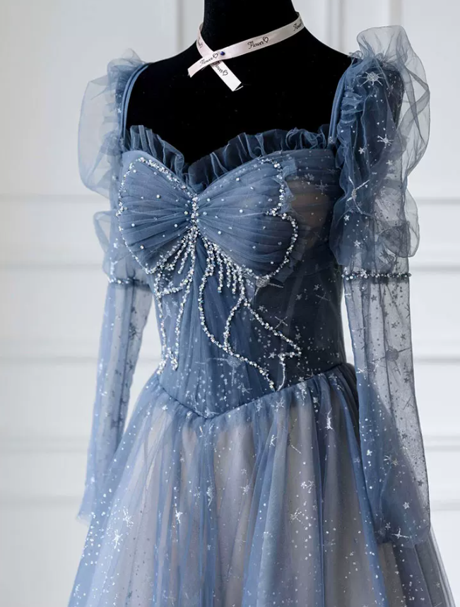 Robe de bal de princesse bustier à volants en satin long, robe de soirée C8117