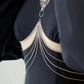 Romantic Beading Black Prom Dress Short Sleeve A-Line Evening Dress C9005