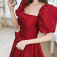 Robe de bal de princesse bustier à volants en satin long, robe de soirée C8117