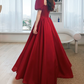 Robe de bal de princesse bustier à volants en satin long, robe de soirée C8117