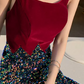 Robe de bal de princesse bustier à volants en satin long, robe de soirée C8117
