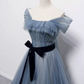 Robe de bal de princesse bustier à volants en satin long, robe de soirée C8117