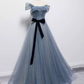Robe de bal de princesse bustier à volants en satin long, robe de soirée C8117