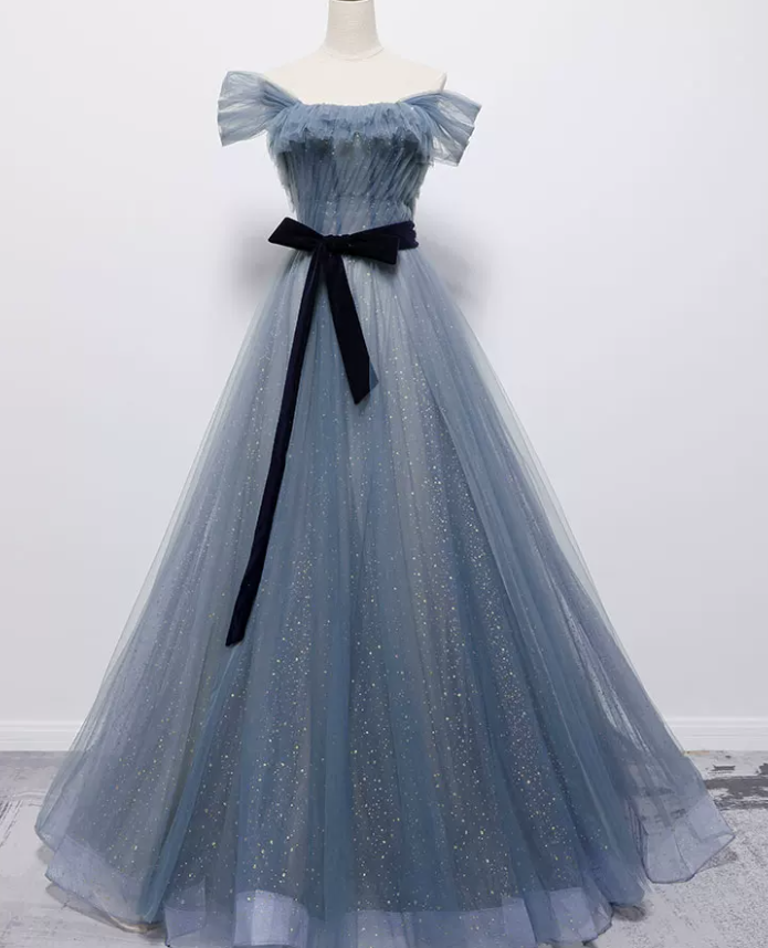 Robe de bal de princesse bustier à volants en satin long, robe de soirée C8117