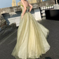 Robe de bal de princesse bustier à volants en satin long, robe de soirée C8117