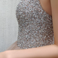 Robe de bal de princesse bustier à volants en satin long, robe de soirée C8117
