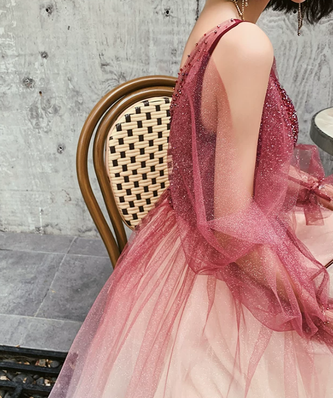Robe de bal de princesse bustier à volants en satin long, robe de soirée C8117