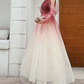 Robe de bal de princesse bustier à volants en satin long, robe de soirée C8117