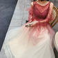 Robe de bal de princesse bustier à volants en satin long, robe de soirée C8117