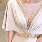 Robe de bal de princesse bustier à volants en satin long, robe de soirée C8117