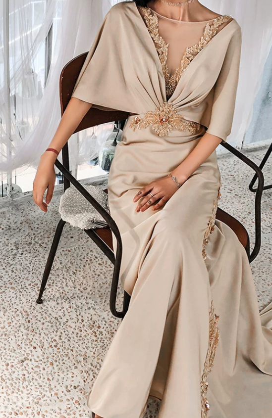 Robe de bal de princesse bustier à volants en satin long, robe de soirée C8117
