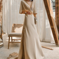 Robe de bal de princesse bustier à volants en satin long, robe de soirée C8117