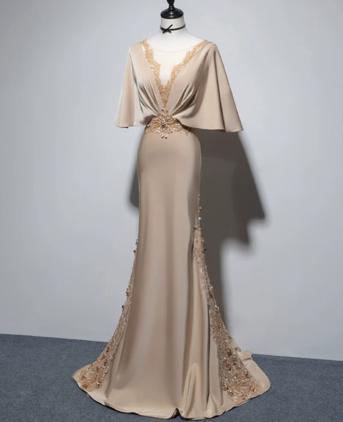 Robe de bal de princesse bustier à volants en satin long, robe de soirée C8117