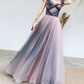 Robe de bal de princesse bustier à volants en satin long, robe de soirée C8117
