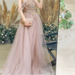 Robe de bal de princesse bustier à volants en satin long, robe de soirée C8117