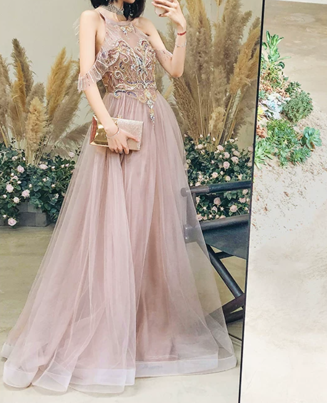 Robe de bal de princesse bustier à volants en satin long, robe de soirée C8117
