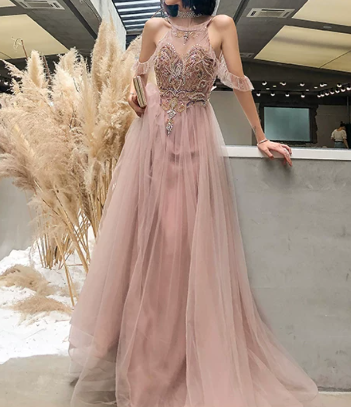 Robe de bal de princesse bustier à volants en satin long, robe de soirée C8117