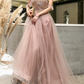 Robe de bal de princesse bustier à volants en satin long, robe de soirée C8117