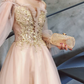 Robe de bal de princesse bustier à volants en satin long, robe de soirée C8117