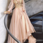 Robe de bal de princesse bustier à volants en satin long, robe de soirée C8117