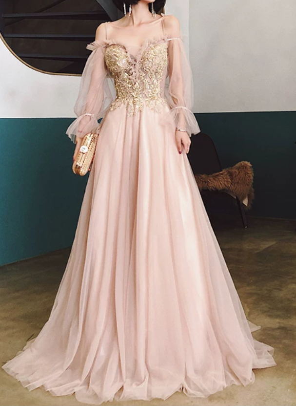 Robe de bal de princesse bustier à volants en satin long, robe de soirée C8117