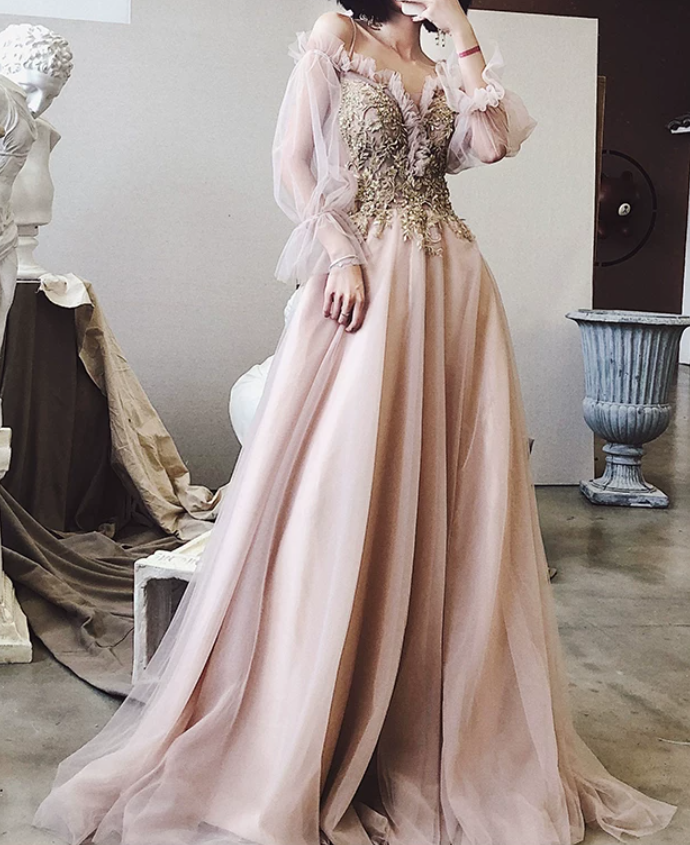 Robe de bal de princesse bustier à volants en satin long, robe de soirée C8117