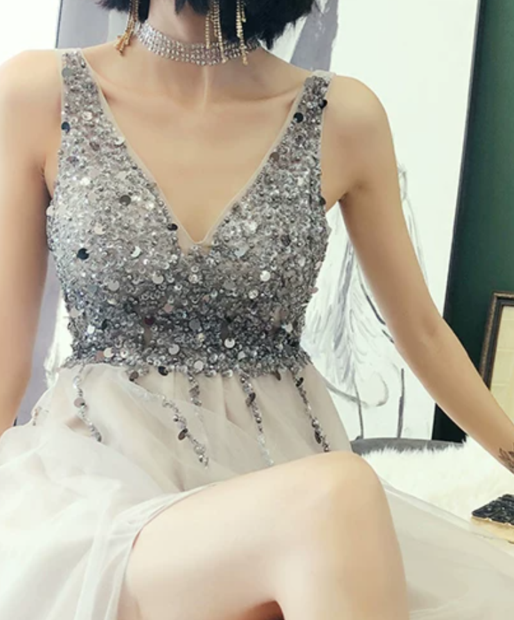 Robe de bal de princesse bustier à volants en satin long, robe de soirée C8117