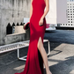Robe de bal de princesse bustier à volants en satin long, robe de soirée C8117