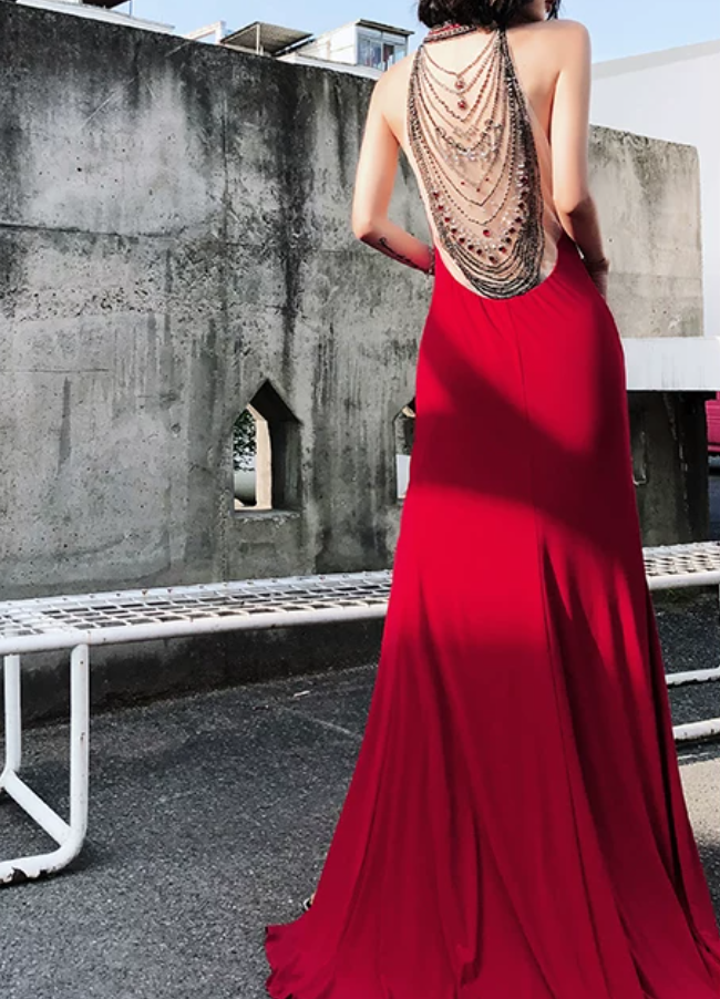 Robe de bal de princesse bustier à volants en satin long, robe de soirée C8117