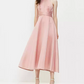 Mini robe de soirée en satin, sans bretelles, sans manches, ligne a, simple, C899