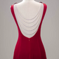 Robe de bal de princesse bustier à volants en satin long, robe de soirée C8117