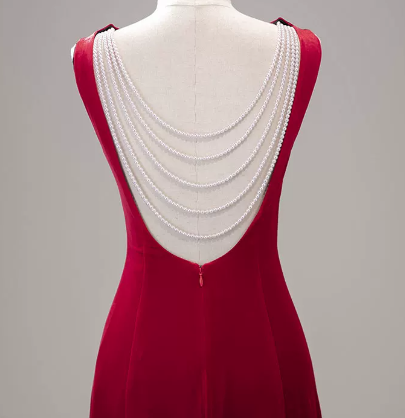 Robe de bal de princesse bustier à volants en satin long, robe de soirée C8117