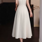 Superbe robe de mariée sirène bustier en satin et tulle, longue et en dentelle, C4563