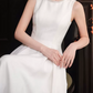 Superbe robe de mariée sirène bustier en satin et tulle, longue et en dentelle, C4563