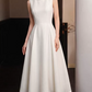 Superbe robe de mariée sirène bustier en satin et tulle, longue et en dentelle, C4563