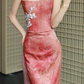 Robe de bal de princesse bustier à volants en satin long, robe de soirée C8117