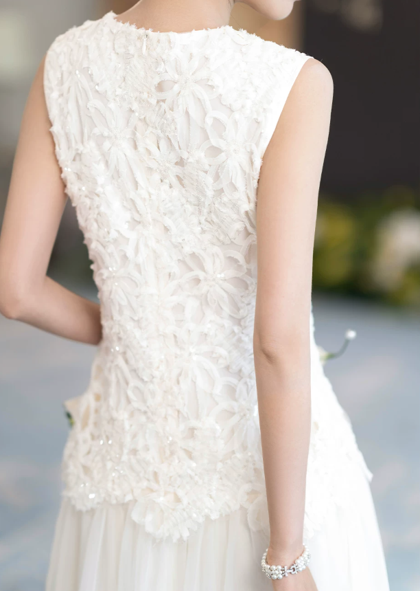 Superbe robe de mariée sirène bustier en satin et tulle, longue et en dentelle, C4563